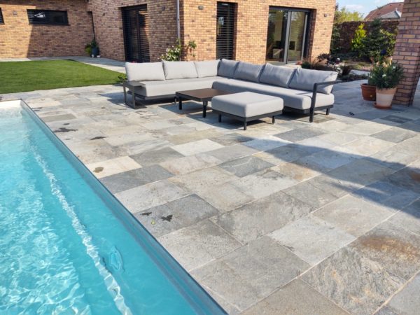 Kvarcit Grigio-Multicolor - dlažba