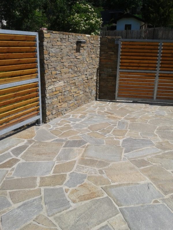 Rula Rusty - nepravidelná dažba