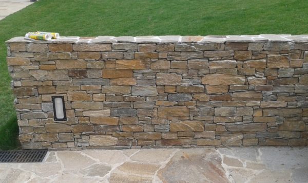 segmentový obklad - vzhled zdiva